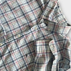 Vineyard Vines Mens Blue Plaid Classic Fit Tucker Shirt Button Down Large Preppy